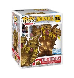 Godzilla - *heo Exclusive Edition*  Super Sized POP! Movies Vinyl Figure King Ghidora (Electric) 15 cm