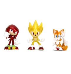 Sonic the Hedgehog - Pack 3 figurines Diecast Nano Metalfigs 5 cm