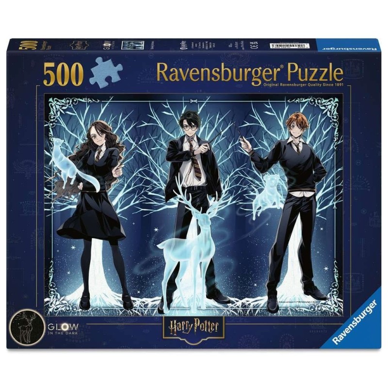 Harry Potter - Glow-in-the-Dark Jigsaw Puzzle Glowing Patronus (500 pieces)