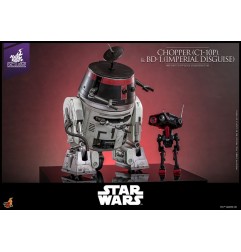 Star Wars - Action Figure Set 1/6 Chopper (C1-10P&trade) & BD-1&trade (Imperial Disguise) 18 cm & 8 cm