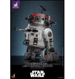 Star Wars - Action Figure Set 1/6 Chopper (C1-10P&trade) & BD-1&trade (Imperial Disguise) 18 cm & 8 cm