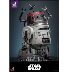 Star Wars - Set Figurines 1/6 Chopper (C1-10P&trade) & BD-1&trade (Imperial Disguise) 18 cm & 8 cm