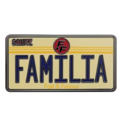 Fast & Furious - Pin Badge Familia License Plate