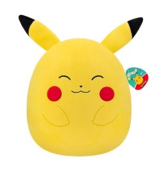 Pokémon - Peluche Pokémon Squishmallows Pikachu heureux 35 cm