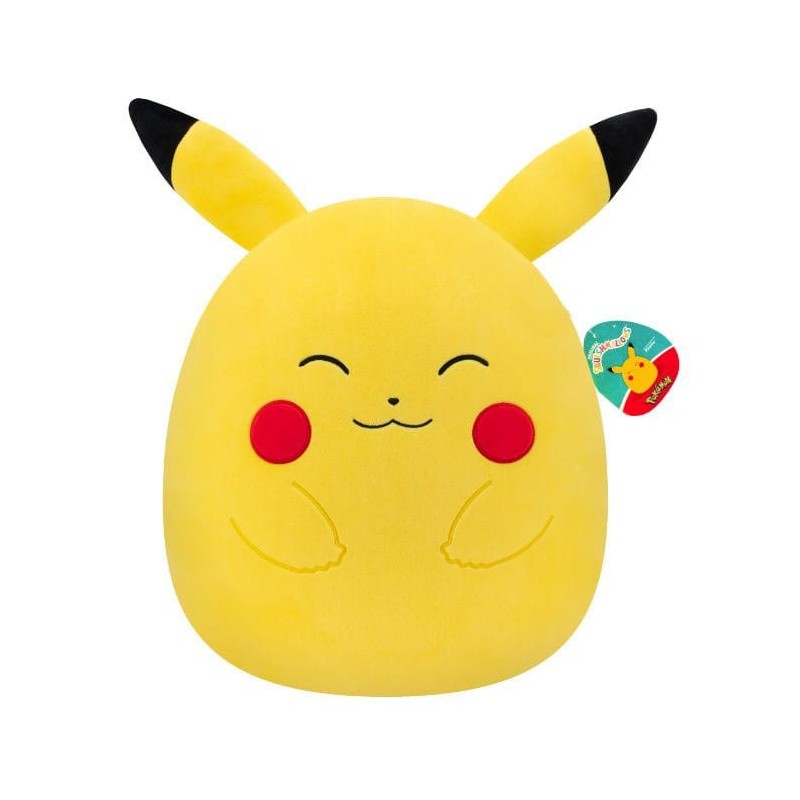 Squishmallows - Pokémon Plush Figure Happy Pikachu 35 cm Squishmallows - Pokémon Plush Figure Happy Pikachu 35 cm