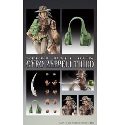 JoJo´s Bizarre Adventure - JoJo's Bizarre Adventure Part7 Steel Ball Run Super Action Action Figure Chozokado Gyro Zeppeli Third