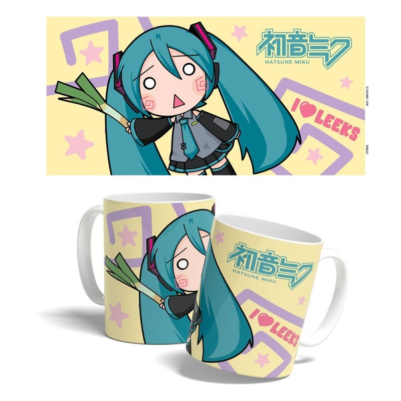 Hatsune Miku - Mug Miku Chibi Leek Girl 325 ml Hatsune Miku - Mug Miku Chibi Leek Girl 325 ml