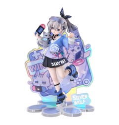 Honkai: Star Rail - Rise Up Little Cat Series PVC Statue Silver Wolf Ver. 19 cm