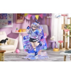Honkai: Star Rail - Statuette Rise Up Little Cat Series Silver Wolf Ver. 19 cm