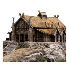 Le Seigneur des Anneaux - Statuette The Golden Hall of Edoras 9 cm