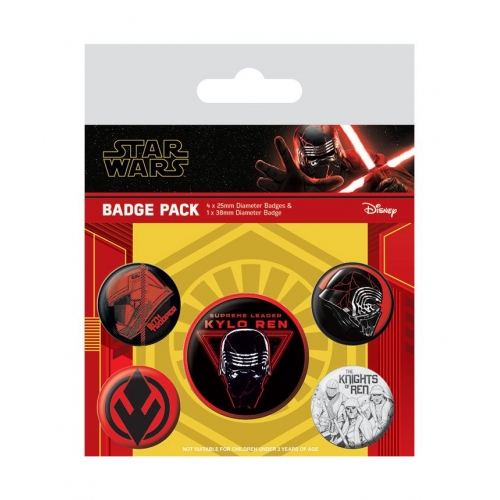 Star Wars Episode IX - Pack 5 badges Sith