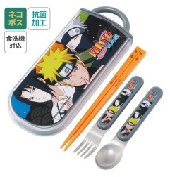 Naruto - Set baguettes, cuillère et fourchette Naruto Team 7