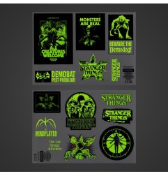 Stranger Things - 5 Gadget Decals Glow in the Dark