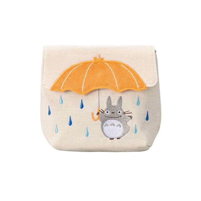 My Neighbor Totoro - Coin Purse Totoro Orange Umbrella