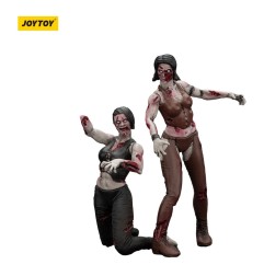 Zombies - Zombie Dark Source Action Figures 2-Pack Female wrestlers 8 cm