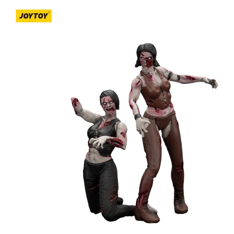 Zombies - Zombie Dark Source Action Figures 2-Pack Female wrestlers 8 cm