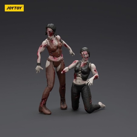 Zombies - Zombie Dark Source Action Figures 2-Pack Female wrestlers 8 cm
