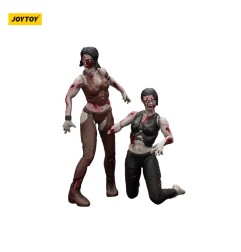 Zombie - Pack 2 figurines Dark Source Female wrestlers 8 cm