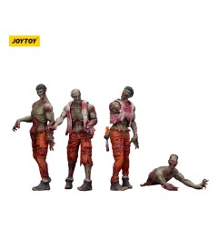 Zombies - Zombie Dark Source Action Figures 4-Pack Mechanic Team 8 cm