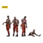 Zombies - Zombie Dark Source Action Figures 4-Pack Mechanic Team 8 cm