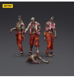 Zombies - Zombie Dark Source Action Figures 4-Pack Mechanic Team 8 cm