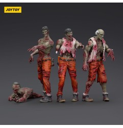 Zombies - Zombie Dark Source Action Figures 4-Pack Mechanic Team 8 cm