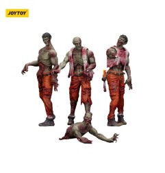 Zombies - Zombie Dark Source Action Figures 4-Pack Mechanic Team 8 cm