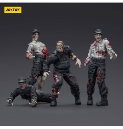 Zombies - Zombie Dark Source Action Figures 4-Pack Security Guards 8 cm
