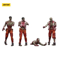 Zombies - Zombie Dark Source Action Figures 4-Pack Mechanic Team 8 cm