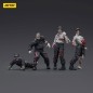 Zombie - Pack 4 figurines Dark Source Security Guards 8 cm