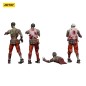 Zombies - Zombie Dark Source Action Figures 4-Pack Mechanic Team 8 cm