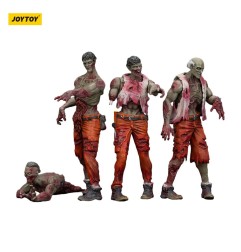 Zombies - Zombie Dark Source Action Figures 4-Pack Mechanic Team 8 cm