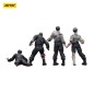 Zombies - Zombie Dark Source Action Figures 4-Pack Security Guards 8 cm