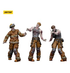 Zombies - Zombie Dark Source Action Figures 3-Pack Firefighters 8 cm
