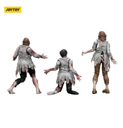 Zombie - Pack 3 figurines Dark Source Scientists (Female) 8 cm