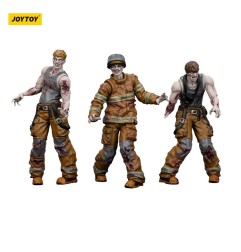 Zombies - Zombie Dark Source Action Figures 3-Pack Firefighters 8 cm
