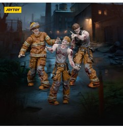Zombies - Zombie Dark Source Action Figures 3-Pack Firefighters 8 cm