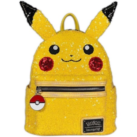 Pokémon - Mini sac à dos World 1-1 Sequin Pikachu Cosplay by Loungefly