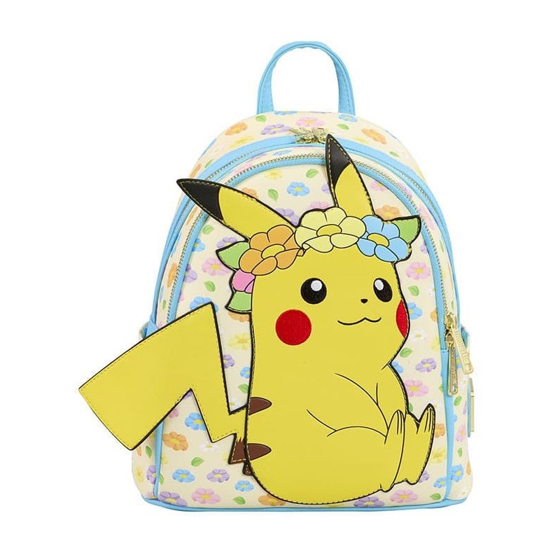 Pokémon - Mini sac à dos Sleeping Pikachu Floral Crown by Loungefly Pokémon - Mini sac à dos Sleeping Pikachu Floral Crown by Loungefly