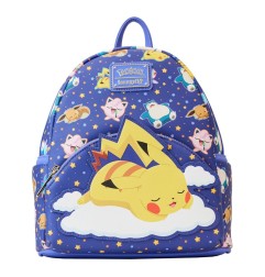 Pokémon - Mini sac à dos Sleeping Pikachu and Friends by Loungefly