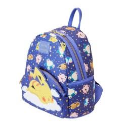 Pokémon - Mini sac à dos Sleeping Pikachu and Friends by Loungefly