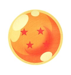 Dragon Ball - Indoor Mat 4 Stars Ball 60 x 60 cm