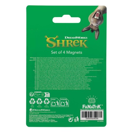 Shrek - Pack 4 aimants Shrek