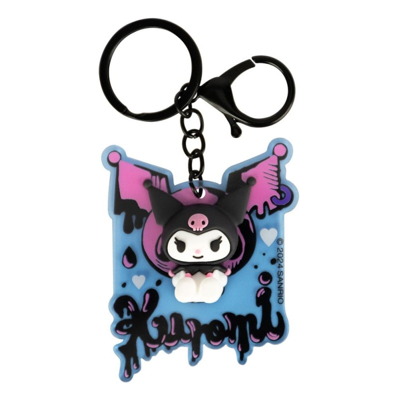 Sanrio - 3D Acrylic Keychain Kuromi