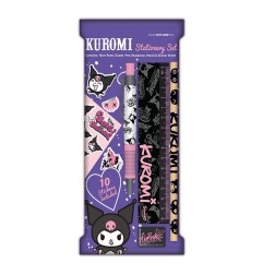 Sanrio - Set d'écriture 6 pièces Kuromi