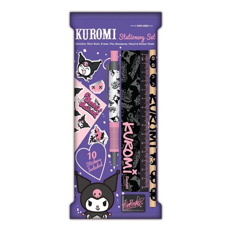 Sanrio - Stationery Set 6-Pack Kuromi