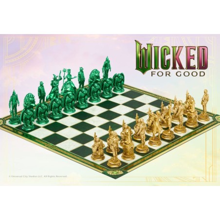 Wicked - : For Good Chess Set Shiz vs. Emerald City