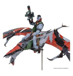 Avatar - : Fire and Ash Action Figure Quaritch's new Banshee