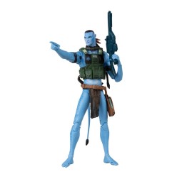 Avatar - : Fire and Ash Action Figure Quaritch (Ash Recom) (Gold Label) 18 cm