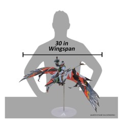 Avatar - : Fire and Ash Action Figure Quaritch's new Banshee